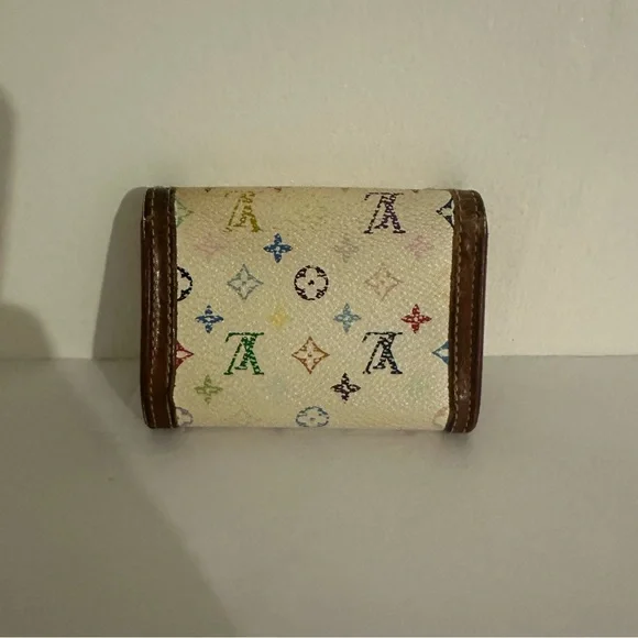 Louis Vuitton Murakami White Monogram Multicolor Porte Monnaie CardHolder MI1015 - Picture 17 of 17